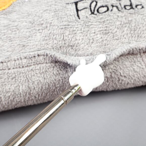 Disney Womens Small Fleece Hoodie Sweatshirt Embroidered 7 Dwarfs Florida Gray - Picture 12 of 12